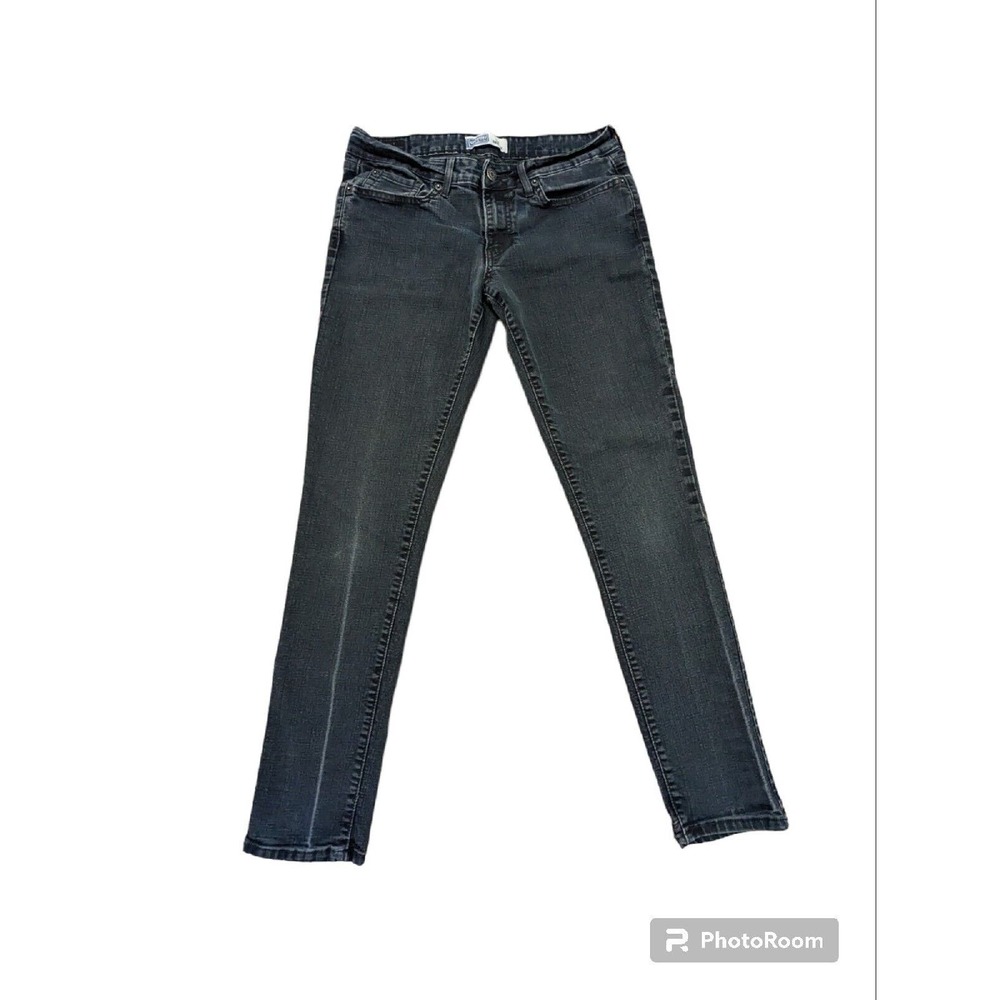 Levi Signature The Skinny Black Stretch Jeans 30" x 30" Size 10 M